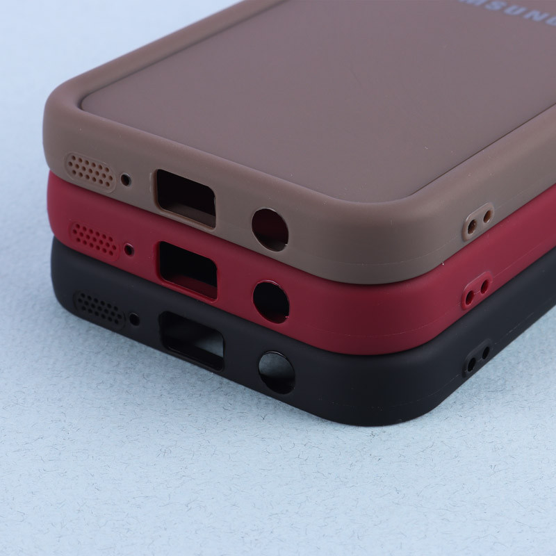 قاب سولید ساده رنگی محافظ لنزدار Samsung Galaxy A50