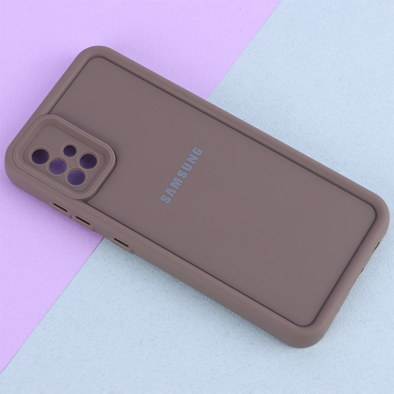 قاب سولید ساده رنگی محافظ لنزدار Samsung Galaxy A51 4G