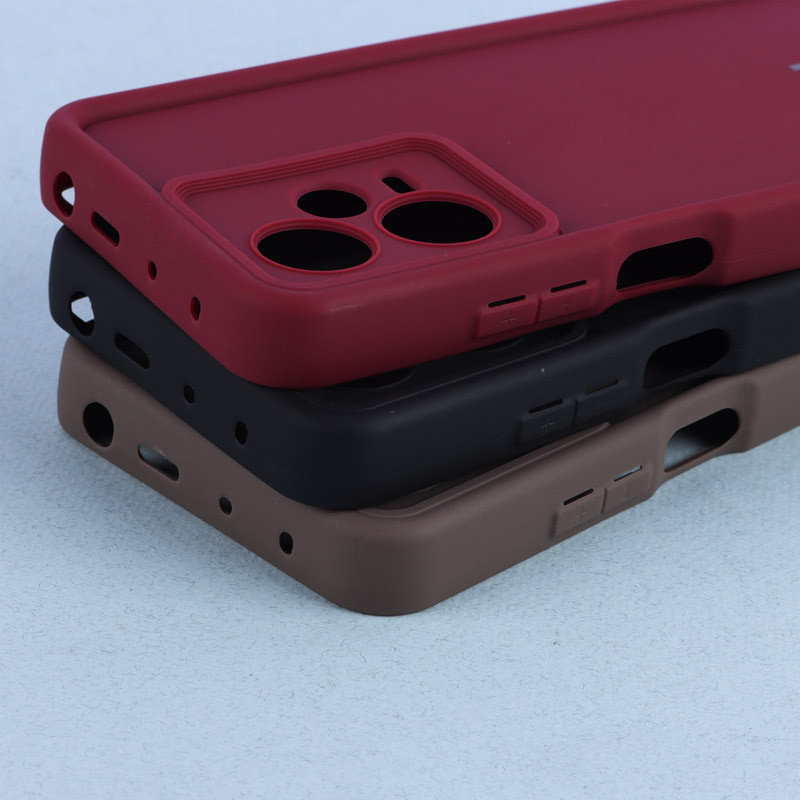 قاب سولید ساده رنگی محافظ لنزدار Xiaomi Redmi Note 12 Pro Plus