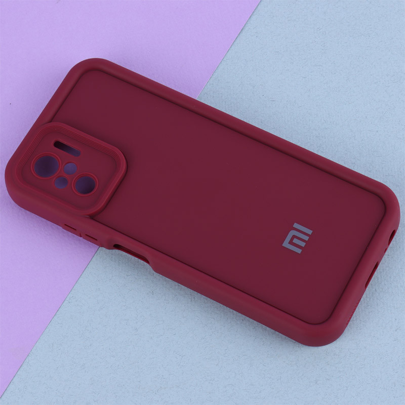 قاب سولید ساده رنگی محافظ لنزدار Xiaomi Redmi Note 10 / 10s