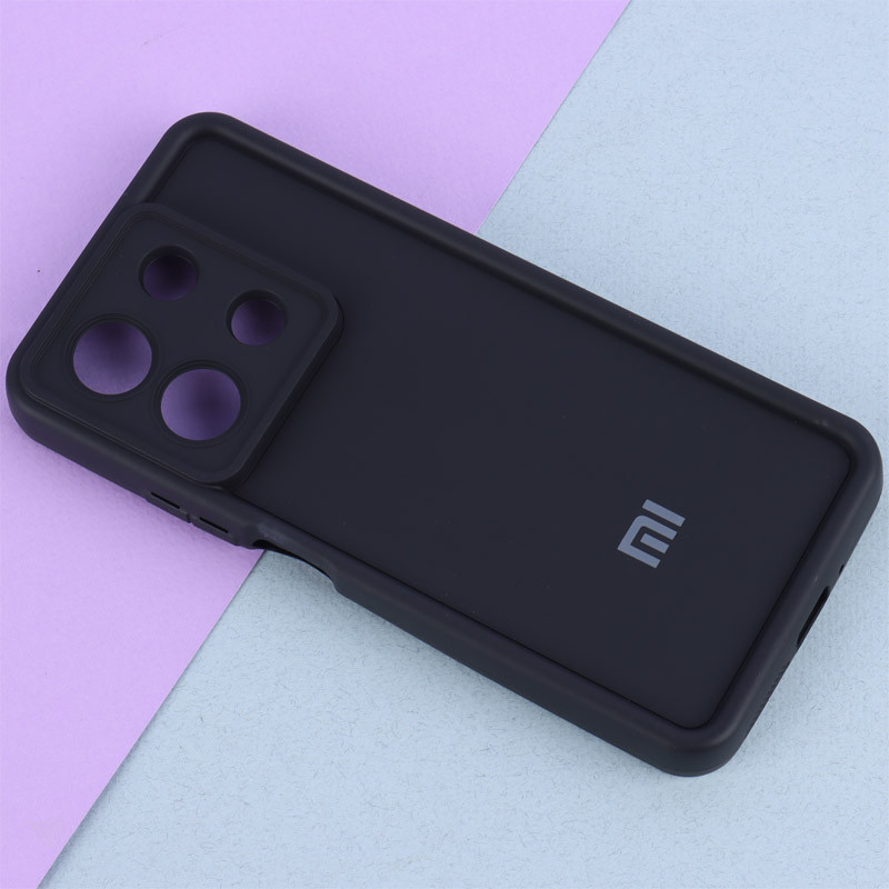 قاب سولید ساده رنگی محافظ لنزدار Xiaomi Redmi Note 13 5G