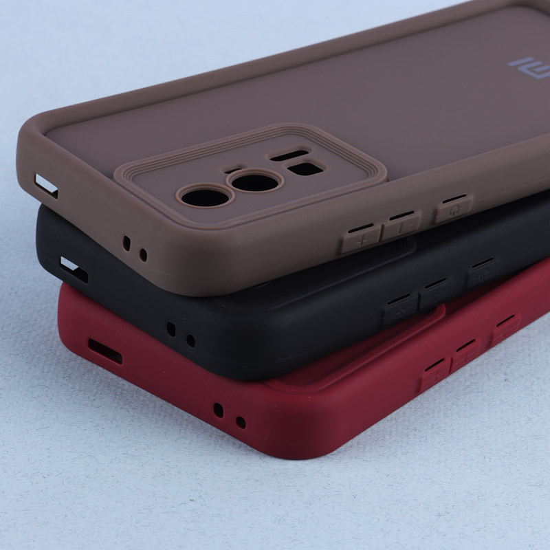 قاب سولید ساده رنگی محافظ لنزدار Xiaomi Poco F5 Pro