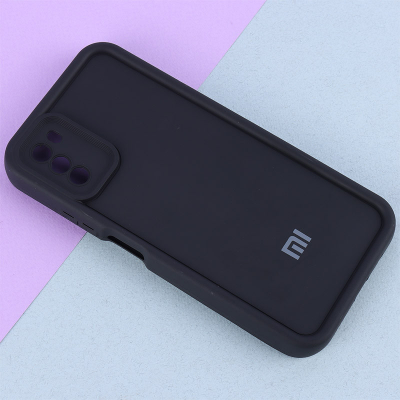 قاب سولید رنگی شیائومی Poco M3 محافظ لنزدار