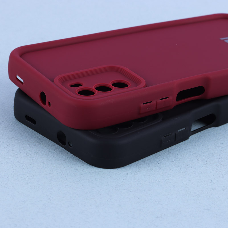 قاب سولید رنگی شیائومی Poco M3 محافظ لنزدار