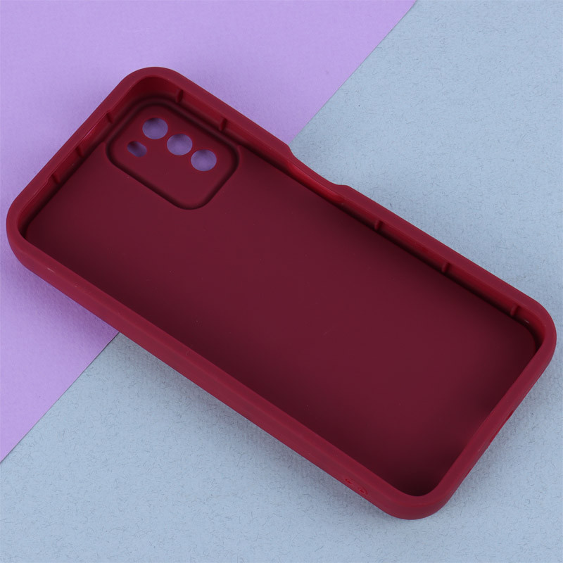 قاب سولید ساده رنگی محافظ لنزدار Xiaomi Poco M3