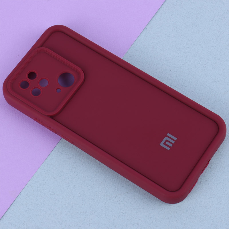 قاب سولید ساده رنگی محافظ لنزدار Xiaomi Redmi 10C