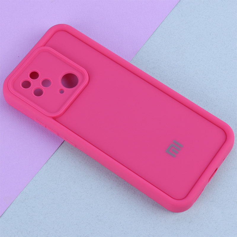 قاب سولید ساده رنگی محافظ لنزدار Xiaomi Redmi 10C