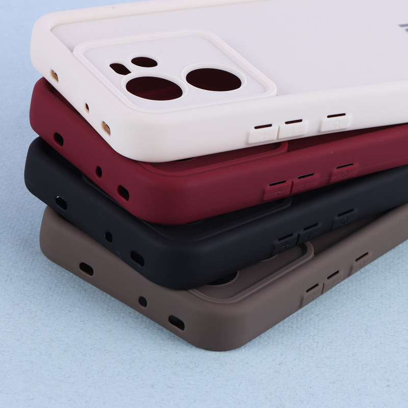 قاب سولید ساده رنگی محافظ لنزدار Xiaomi Redmi 13T
