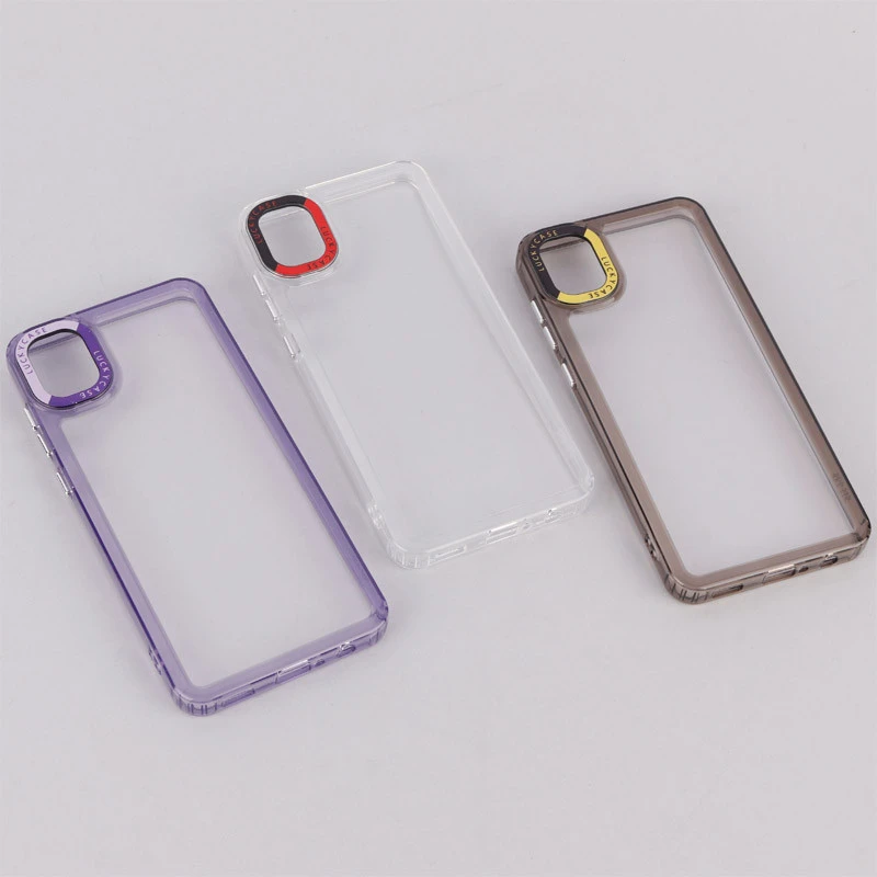 قاب PC پشت شفاف Lucky Case دور رنگی Samsung Galaxy A05