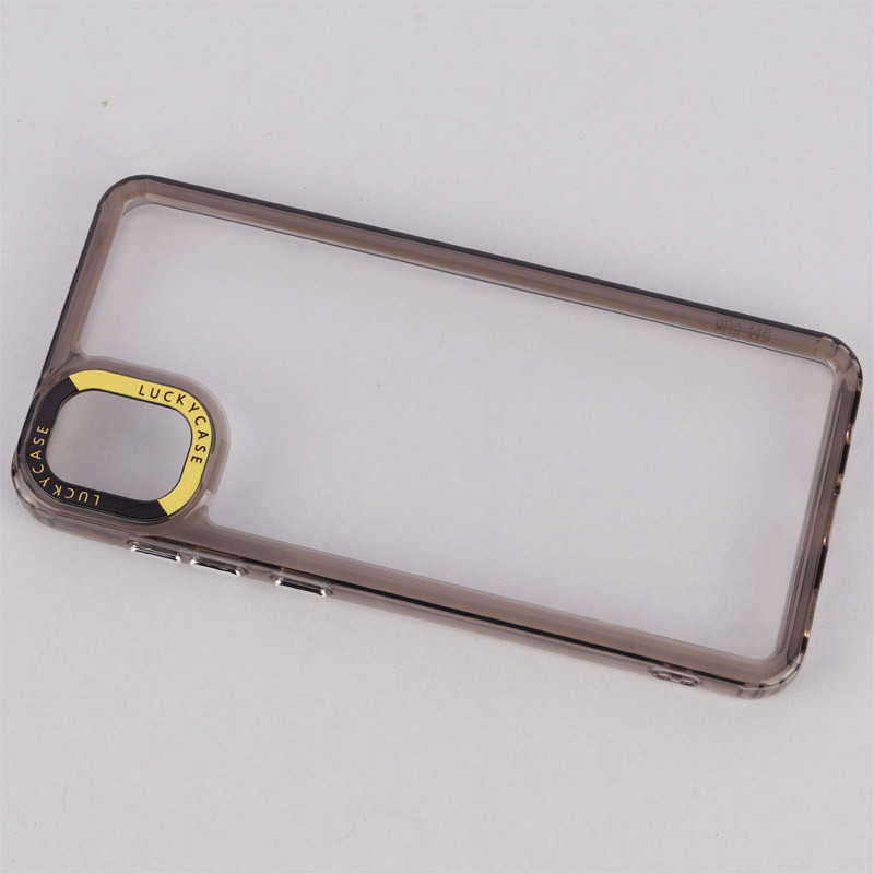 قاب PC پشت شفاف Lucky Case دور رنگی Samsung Galaxy A05