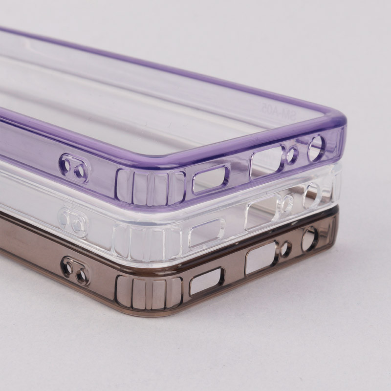 قاب PC پشت شفاف Lucky Case دور رنگی Samsung Galaxy A05