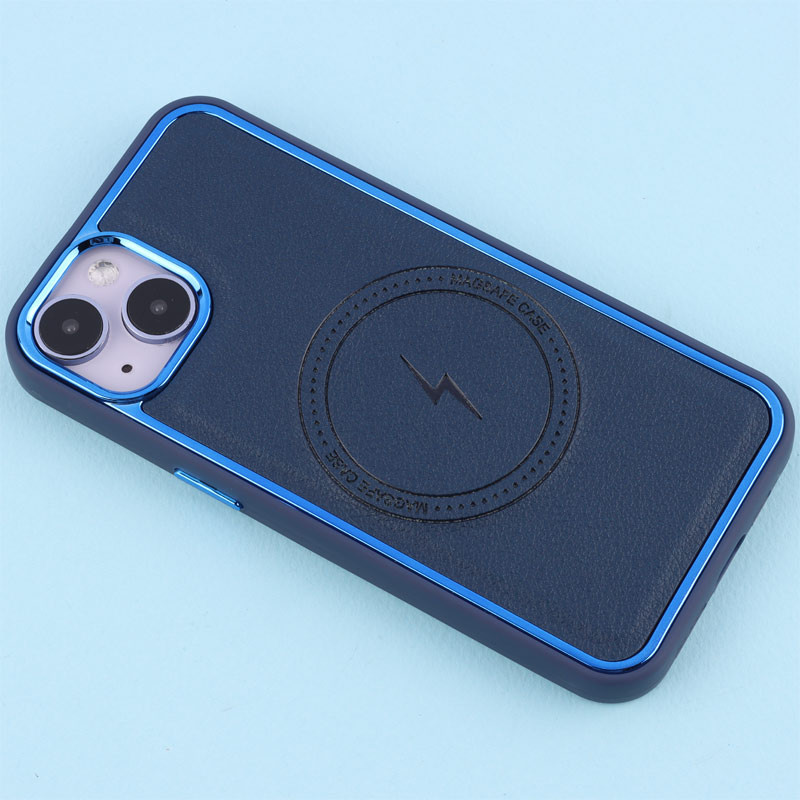 قاب چرمی مگ سیف آیفون iPhone 13 / 14 متال ایرون