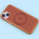 قاب چرمی مگ سیف متال ایرون iPhone 13 / 14