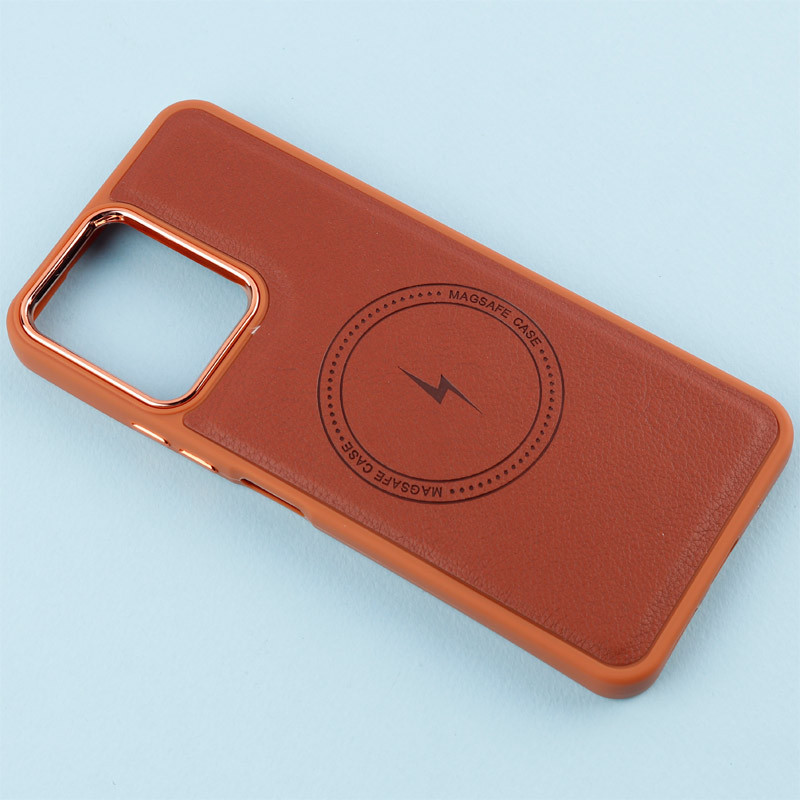 قاب چرمی مگ سیف متال ایرون Xiaomi Redmi 12