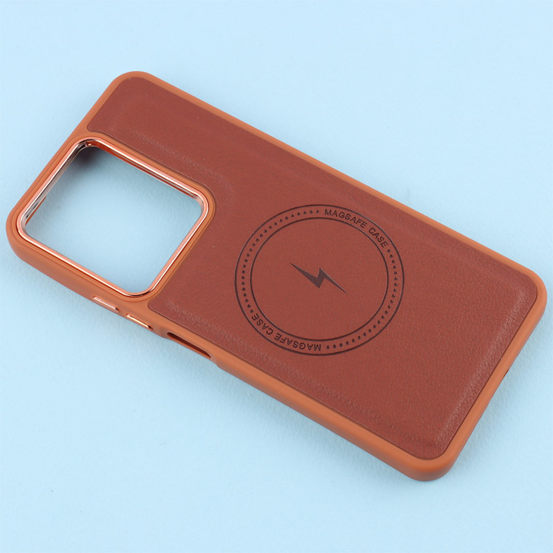 قاب چرمی مگ سیف متال ایرون Xiaomi Redmi 13C / Poco C65