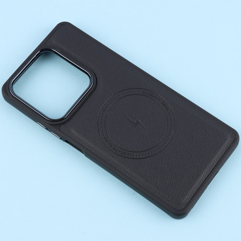 قاب چرمی مگ سیف متال ایرون Xiaomi Redmi Note 13 4G