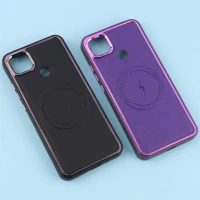 قاب چرمی مگ سیف شیائومی متال ایرون Redmi 10A متال ایرون