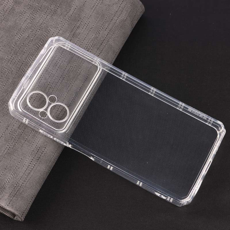قاب ژله ای بی رنگ شیائومی Poco M5 / M5 (India) محافظ لنزدار