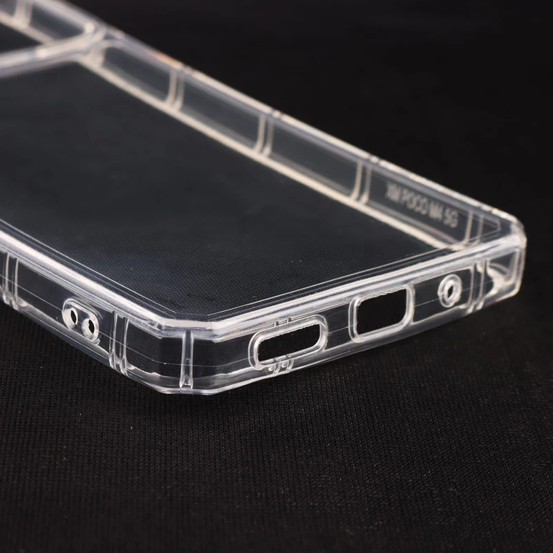 قاب ژله ای بی رنگ محافظ لنزدار Xiaomi Poco M5