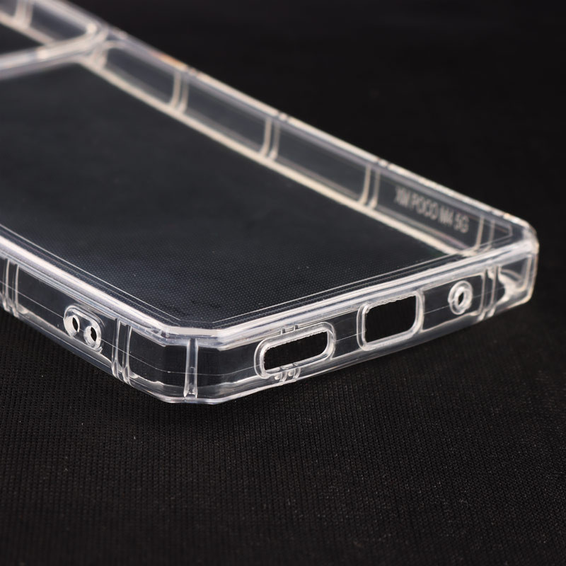 قاب ژله ای بی رنگ محافظ لنزدار Xiaomi Poco M5