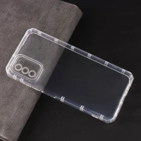 قاب ژله ای بی رنگ سامسونگ Galaxy A02s محافظ لنزدار