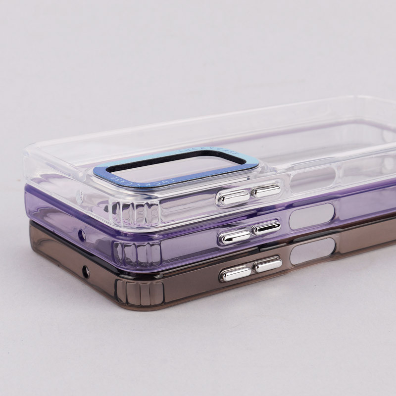 قاب PC پشت شفاف Lucky Case دور رنگی Samsung Galaxy A05s