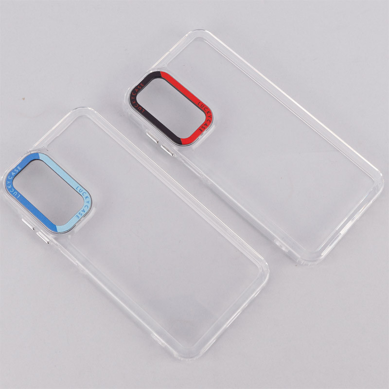 قاب PC پشت شفاف Lucky Case دور رنگی Samsung Galaxy A25