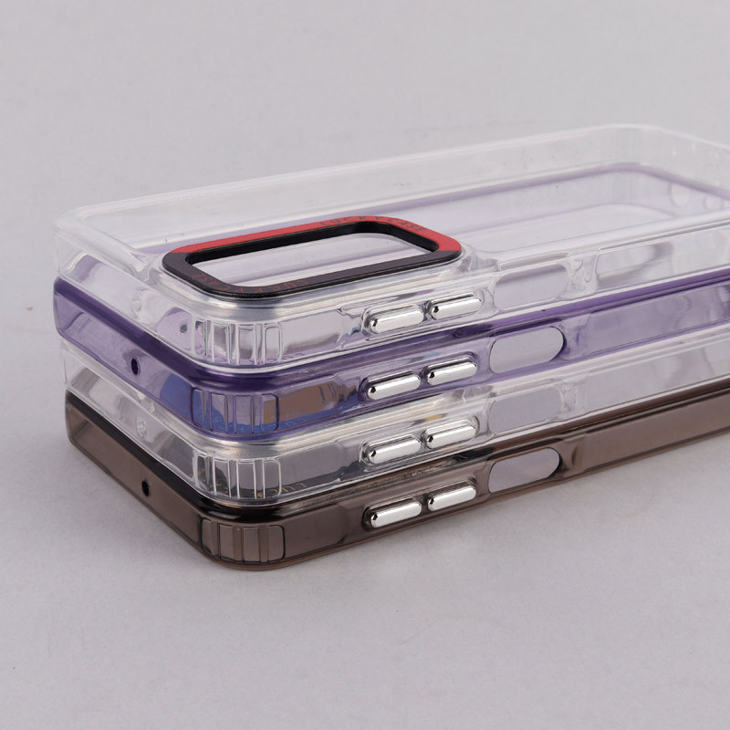 قاب PC پشت شفاف Lucky Case دور رنگی Samsung Galaxy A25