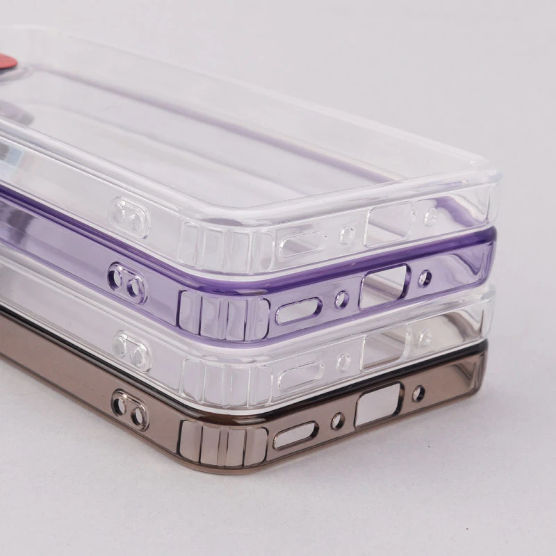 قاب PC پشت شفاف Lucky Case دور رنگی Samsung Galaxy A35