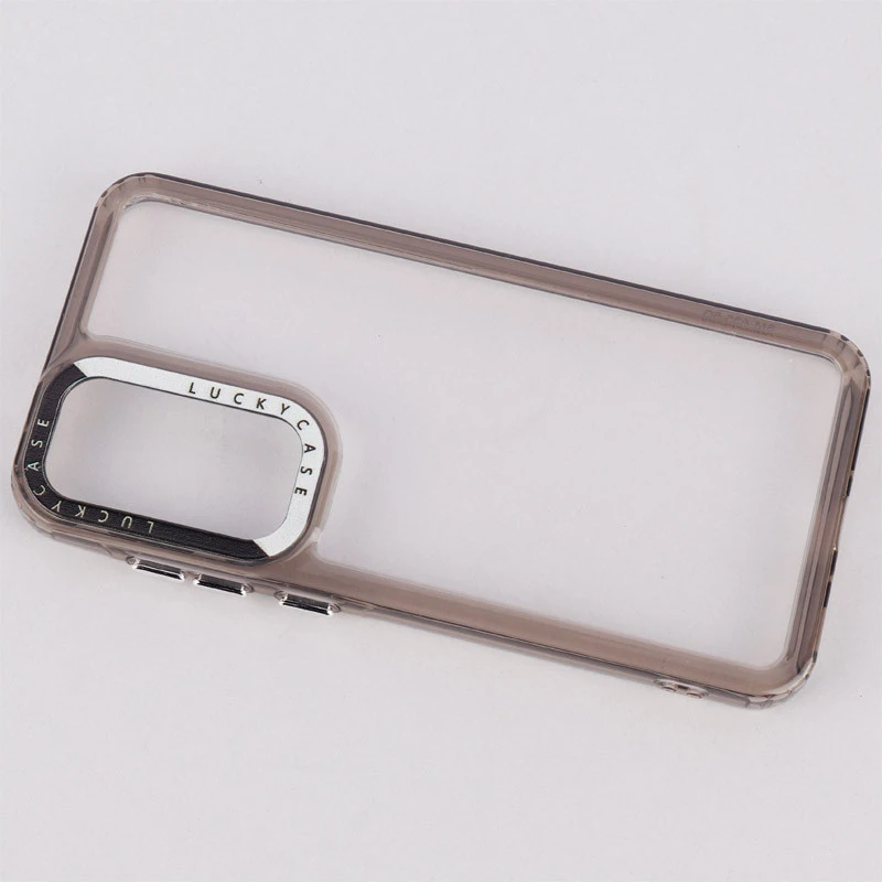 قاب PC پشت شفاف Lucky Case دور رنگی Samsung Galaxy A35