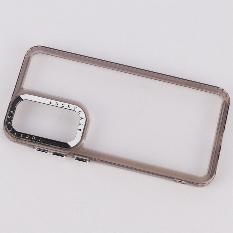 قاب PC پشت شفاف Lucky Case دور رنگی Samsung Galaxy A35