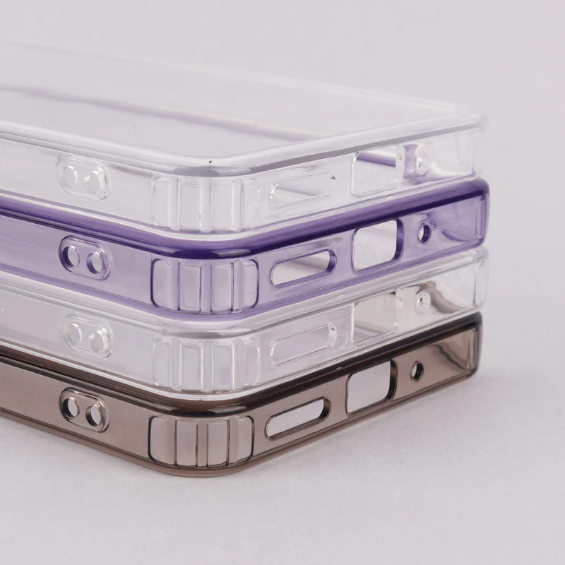 قاب PC پشت شفاف Lucky Case دور رنگی Xiaomi Redmi 13C / Poco C65