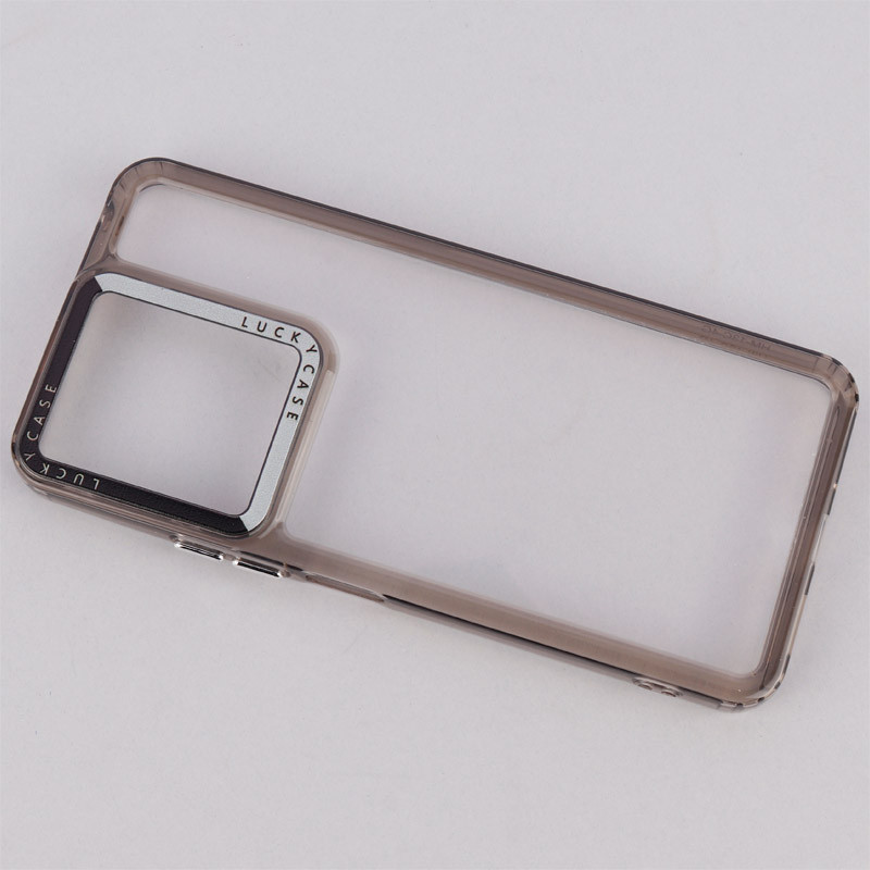 قاب PC پشت شفاف Lucky Case دور رنگی Xiaomi Redmi 13C / Poco C65