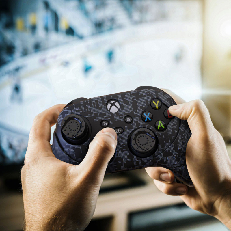 روکش دسته بازی آنالوگ دار Xbox X/S طرح چریکی استوپ دار Sparkfox W20X50