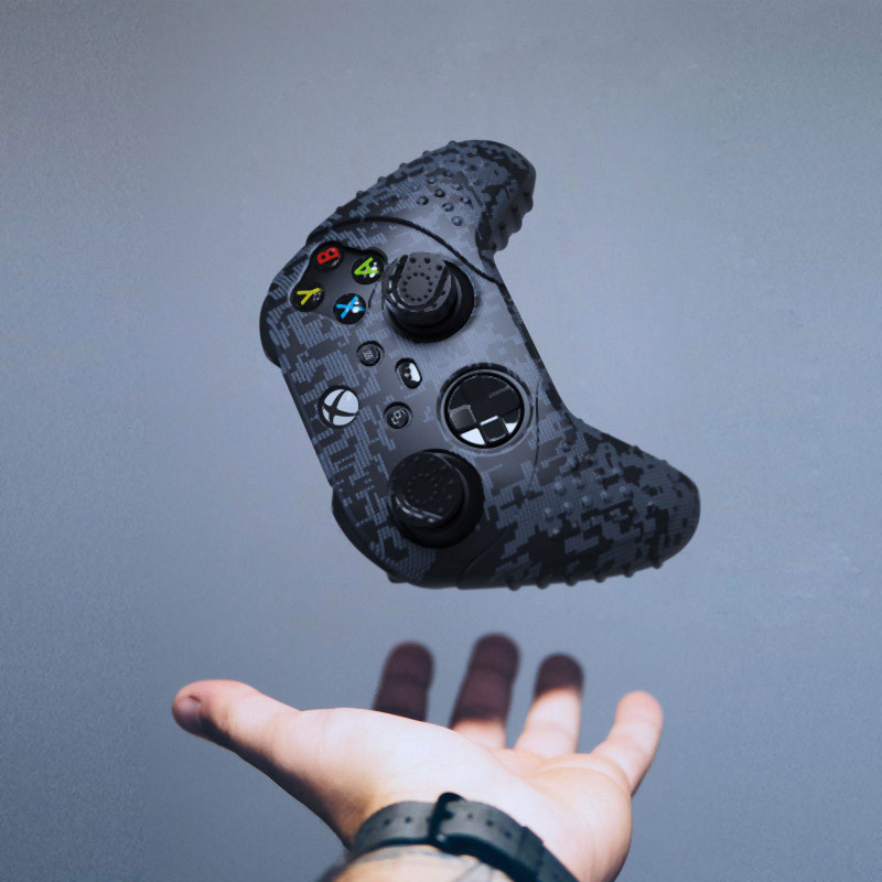 روکش دسته بازی آنالوگ دار Xbox X/S طرح چریکی استوپ دار Sparkfox W20X50