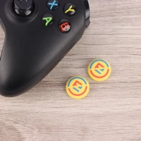 روکش آنالوگ دسته بازی Play Station/XBOX طرح E Football زرد