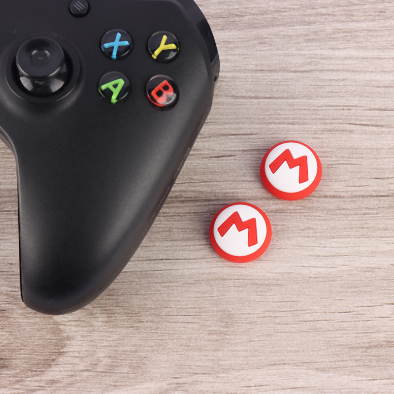 روکش آنالوگ دسته بازی Play Station/XBOX طرح Mario Logo