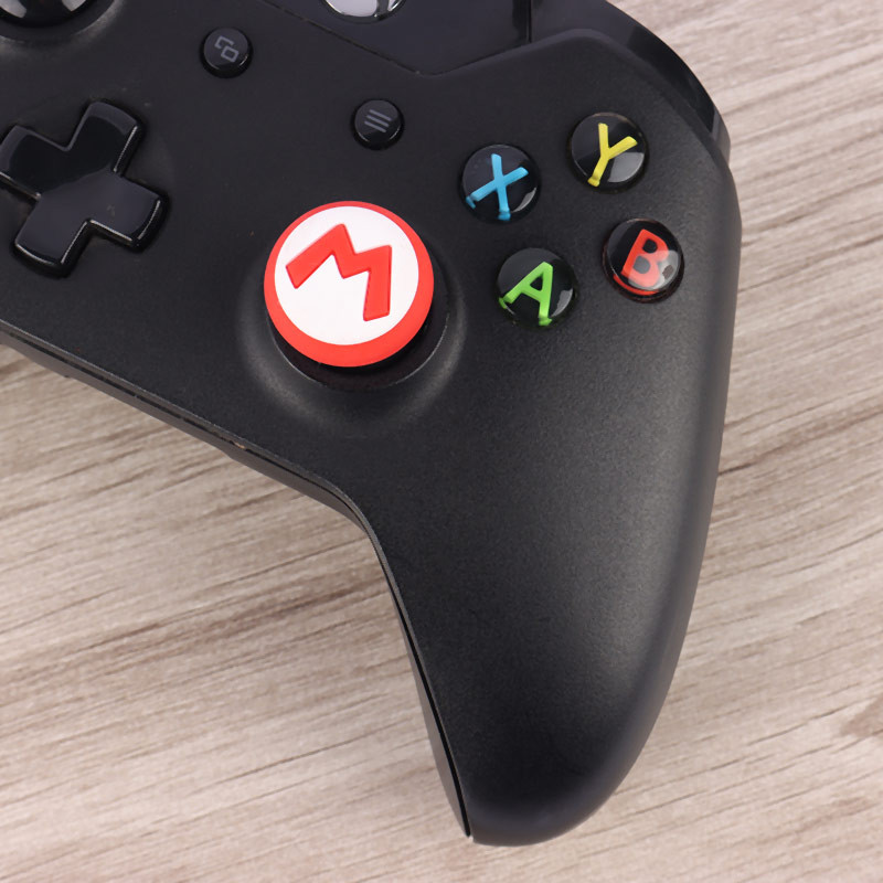 روکش آنالوگ دسته بازی Play Station/XBOX طرح Mario Logo