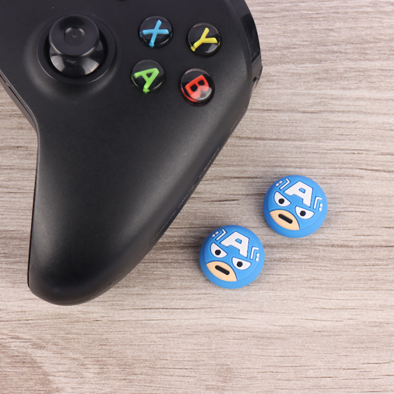 روکش آنالوگ دسته بازی Play Station/XBOX طرح captain america