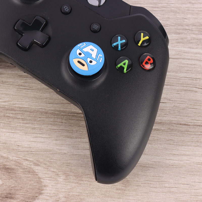 روکش آنالوگ دسته بازی Play Station/XBOX طرح captain america