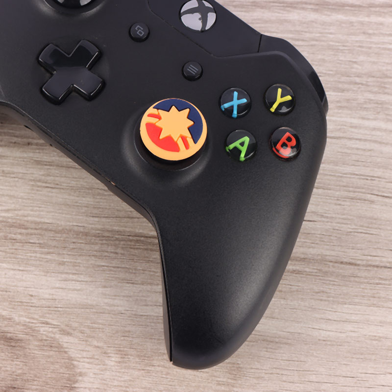 روکش آنالوگ دسته بازی Play Station/XBOX طرح captain marvel logo