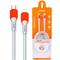کابل تبدیل فست شارژ Ldnio LC602i Type-C to Lightning PD 30W 1m