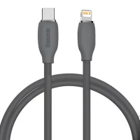 کابل تبدیل فست شارژ Baseus CAGD02000 Type-C To Lightning PD 20W 2.4A 1.2m