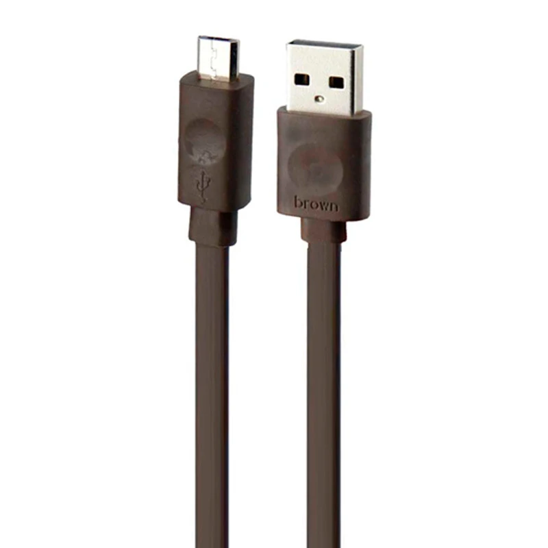 کابل میکرو یو اس بی اورجینال Brown 1m شرینک
