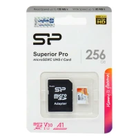 رم میکرو ۲۵۶ گیگ سیلیکون پاور Silicon Power Superior Pro A1 V30 U3 100MB/s + خشاب