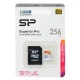 رم میکرو ۲۵۶ گیگ سیلیکون پاور Silicon Power Superior Pro A1 V30 U3 100MB/s + خشاب