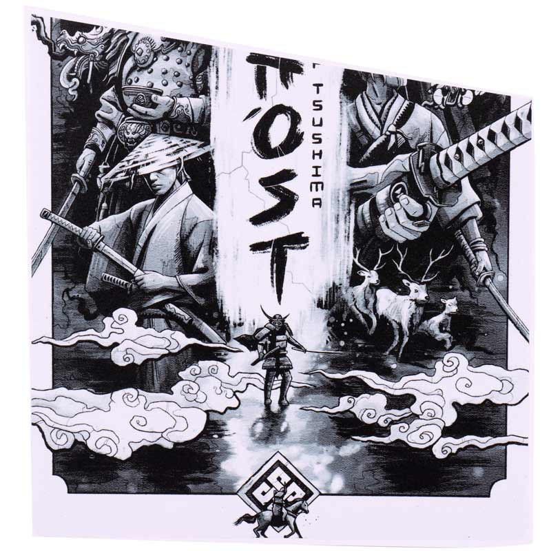 اسکین پلی استیشن 5 اسلیم طرح Ghost of Tsushima کد 3