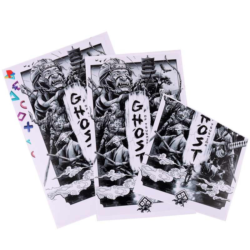 اسکین پلی استیشن 5 اسلیم طرح Ghost of Tsushima کد 3