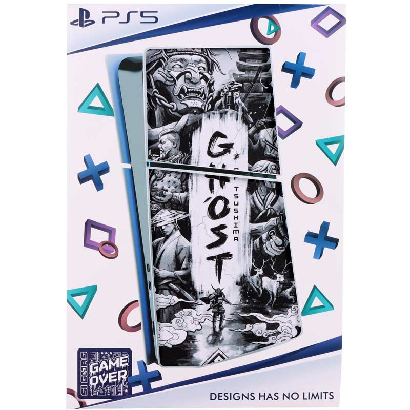 اسکین پلی استیشن 5 اسلیم طرح Ghost of Tsushima کد 3