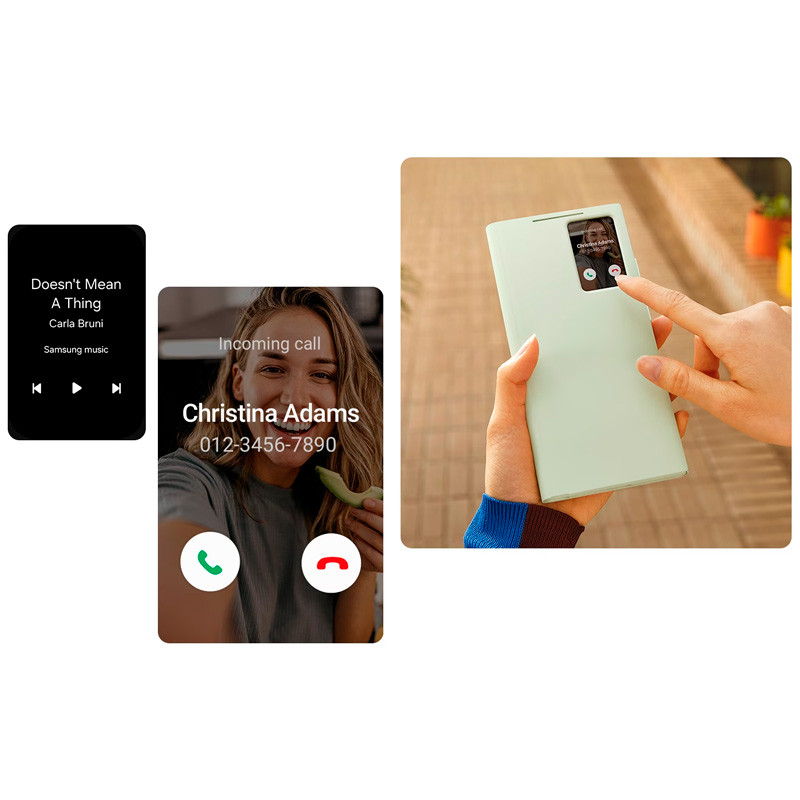 قاب سیلیکونی اورجینال Wallet Case رنگی Samsung Galaxy S24 Ultra
